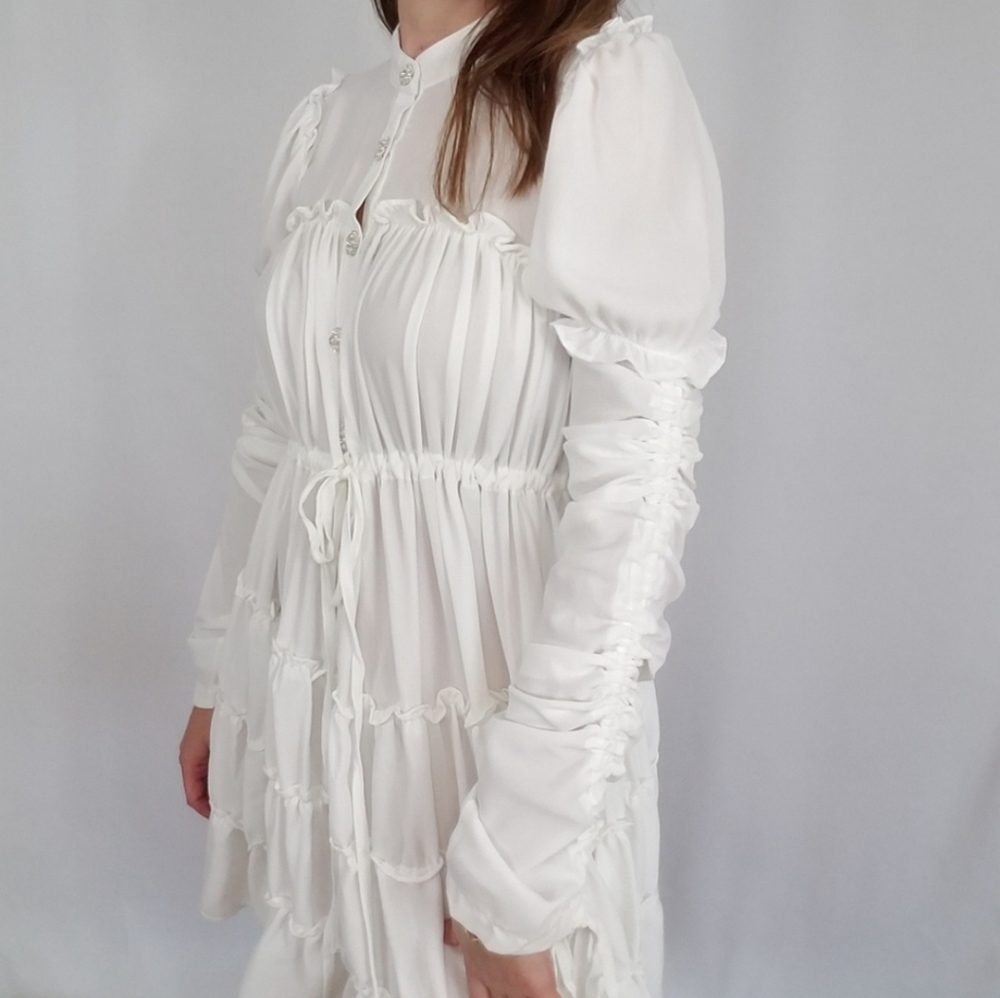 Ina white babydoll dress - Picture 8 of 8